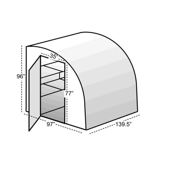 Harvester Greenhouse, 8x8x8, 3.5mm - Image 3