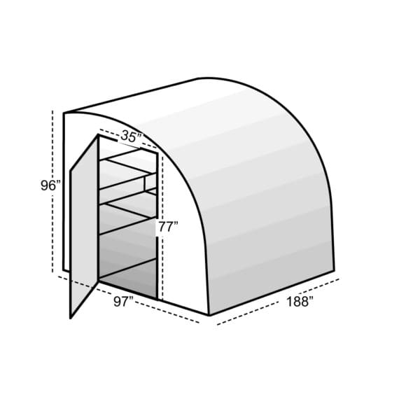 Harvester Greenhouse, 8x8x8, 3.5mm - Image 7